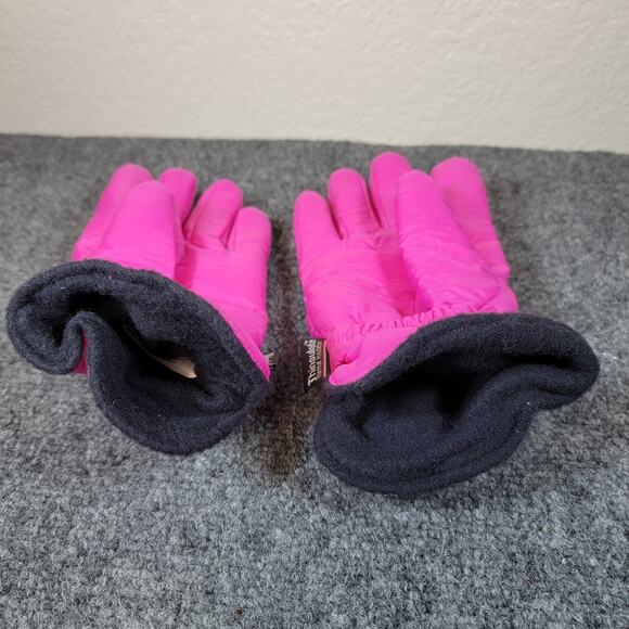 Thinsulate Pink Winter Gloves Womens M/L Insulated Nylon Snow Cold Weather Gear - Picture 6 of 8